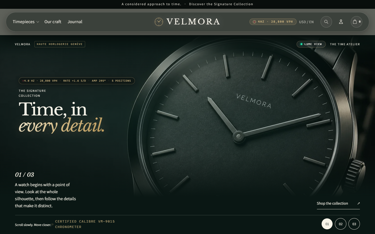 Valmont Theme - Haute Horlogerie Commerce